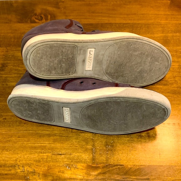 LANVIN High-Top Luxury Sneakers - Picture 9 of 11